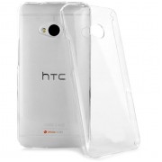 Permatomas, minkštas dėklas HTC One M7